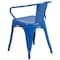Flash Furniture Contemporary Chair, Blue Back, 21-1/2 in W 19" L 27-3/4" H, Integrated CH-31270-BL-GG - alternate 6