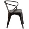 Flash Furniture Contemporary Chair, 21-1/2 in W 19" L 27-3/4" H, Integrated CH-31270-BQ-GG - alternate 5