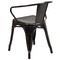Flash Furniture Contemporary Chair, 21-1/2 in W 19" L 27-3/4" H, Integrated CH-31270-BQ-GG - alternate 2