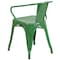 Flash Furniture Contemporary Chair, 21-1/2 in W 19" L 27-3/4" H, Integrated CH-31270-GN-GG - alternate 8