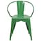 Flash Furniture Contemporary Chair, 21-1/2 in W 19" L 27-3/4" H, Integrated CH-31270-GN-GG - alternate 7