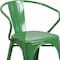 Flash Furniture Contemporary Chair, 21-1/2 in W 19" L 27-3/4" H, Integrated CH-31270-GN-GG - alternate 6