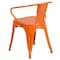 Flash Furniture Contemporary Chair, 21-1/2 in W 19" L 27-3/4" H, Integrated CH-31270-OR-GG - alternate 8