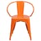 Flash Furniture Contemporary Chair, 21-1/2 in W 19" L 27-3/4" H, Integrated CH-31270-OR-GG - alternate 10