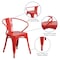 Flash Furniture Contemporary Chair, 21-1/2 in W 19" L 27-3/4" H, Integrated CH-31270-RED-GG - alternate 7