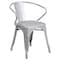 Flash Furniture Contemporary Chair, 21-1/2 in W 19" L 27-3/4" H, Integrated CH-31270-SIL-GG - alternate 7