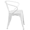 Flash Furniture Contemporary Chair, White Back, 21-1/2 in W 19" L 27-3/4" H, Integrated CH-31270-WH-GG - alternate 8