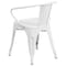 Flash Furniture Contemporary Chair, White Back, 21-1/2 in W 19" L 27-3/4" H, Integrated CH-31270-WH-GG - alternate 7