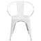 Flash Furniture Contemporary Chair, White Back, 21-1/2 in W 19" L 27-3/4" H, Integrated CH-31270-WH-GG - alternate 10