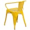 Flash Furniture Contemporary Chair, 21-1/2 in W 19" L 27-3/4" H, Integrated CH-31270-YL-GG - alternate 6