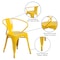 Flash Furniture Contemporary Chair, 21-1/2 in W 19" L 27-3/4" H, Integrated CH-31270-YL-GG - alternate 8
