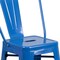 Flash Furniture 24" High Blue Metal Counter Height Stool w/ Back CH-31320-24GB-BL-GG - alternate 4