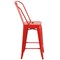 Flash Furniture 24" High Red Metal Counter Height Stool with Back CH-31320-24GB-RED-GG - alternate 7