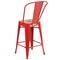 Flash Furniture 24" High Red Metal Counter Height Stool with Back CH-31320-24GB-RED-GG - alternate 8