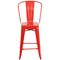 Flash Furniture 24" High Red Metal Counter Height Stool with Back CH-31320-24GB-RED-GG - alternate 10