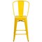 Flash Furniture 24" High Yellow Metal Counter Height Stool w/Back CH-31320-24GB-YL-GG - alternate 10