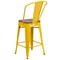 Flash Furniture Metal Counter Stool, 24", Yellow, Seat Material: Wood CH-31320-24GB-YL-WD-GG - alternate 3
