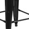 Flash Furniture 24" Black Backless Metal Stool CH-31320-24-BK-WD-GG - alternate 9