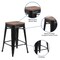 Flash Furniture 24" Black Backless Metal Stool CH-31320-24-BK-WD-GG - alternate 7