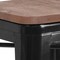 Flash Furniture 24" Black Backless Metal Stool CH-31320-24-BK-WD-GG - alternate 10