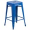 Flash Furniture 24" High No Back Blue Metal Counter Height Stool CH-31320-24-BL-GG - alternate 5