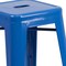 Flash Furniture 24" High No Back Blue Metal Counter Height Stool CH-31320-24-BL-GG - alternate 7