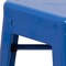 Flash Furniture 24" High No Back Blue Metal Counter Height Stool CH-31320-24-BL-GG - alternate 8
