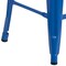 Flash Furniture 24" High No Back Blue Metal Counter Height Stool CH-31320-24-BL-GG - alternate 9