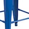 Flash Furniture Metal Counter Stool, 24", Blue, Seat Material: Wood CH-31320-24-BL-WD-GG - alternate 9