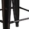 Flash Furniture 24" High Backless Black/Gold Counter Height Stool CH-31320-24-BQ-GG - alternate 3