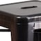 Flash Furniture 24" High Backless Black/Gold Counter Height Stool CH-31320-24-BQ-GG - alternate 10