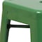 Flash Furniture 24" High Backless Green Metal Counter Height Stool CH-31320-24-GN-GG - alternate 8