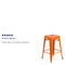 Flash Furniture 24" High Backless Orange Counter Height Stool CH-31320-24-OR-GG - alternate 5