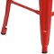 Flash Furniture Metal Counter Stool, 24", Red, Seat Material: Wood CH-31320-24-RED-WD-GG - alternate 6
