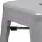 Flash Furniture 24" High Backless Silver Counter Height Stool CH-31320-24-SIL-GG - alternate 9