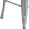 Flash Furniture 24" High Backless Silver Counter Height Stool CH-31320-24-SIL-GG - alternate 10