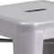Flash Furniture 24" High Backless Silver Counter Height Stool CH-31320-24-SIL-GG - alternate 2