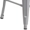 Flash Furniture 24" Silver Metal Counter Stool CH-31320-24-SIL-WD-GG - alternate 10