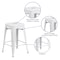 Flash Furniture 24" High Backless White Counter Height Stool CH-31320-24-WH-GG - alternate 3