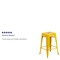 Flash Furniture 24" High Backless Yellow Counter Height Stool CH-31320-24-YL-GG - alternate 4