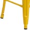 Flash Furniture Metal Counter Stool, 24", Yellow, Backrest: Backless CH-31320-24-YL-WD-GG - alternate 10