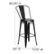 Flash Furniture 30" High Black Metal Indoor-Outdoor Barstool CH-31320-30GB-BK-GG - alternate 6