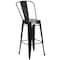 Flash Furniture 30" High Black Metal Indoor-Outdoor Barstool CH-31320-30GB-BK-GG - alternate 5
