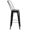Flash Furniture 30" High Black Metal Indoor-Outdoor Barstool CH-31320-30GB-BK-GG - alternate 7