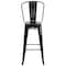 Flash Furniture 30" High Black Metal Indoor-Outdoor Barstool CH-31320-30GB-BK-GG - alternate 10
