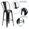Flash Furniture 30" High Black Metal Indoor-Outdoor Barstool CH-31320-30GB-BK-GG - alternate 2