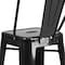 Flash Furniture 30" High Black Metal Indoor-Outdoor Barstool CH-31320-30GB-BK-GG - alternate 4