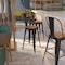 Flash Furniture Metal Barstool, 30", Black CH-31320-30GB-BK-WD-GG - alternate 1