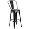 Flash Furniture Metal Barstool, 30", Black CH-31320-30GB-BK-WD-GG - alternate 3