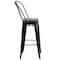 Flash Furniture Metal Barstool, 30", Black CH-31320-30GB-BK-WD-GG - alternate 4
